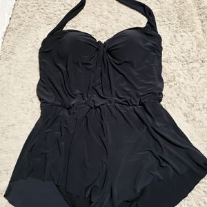 Aqua Green swim romper